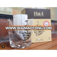 Vietnamese Coffee ground - 100% organic coffee - Convenient packaging DRIP BAG - HUONGMAI CAFE - WEASEL COFFEE